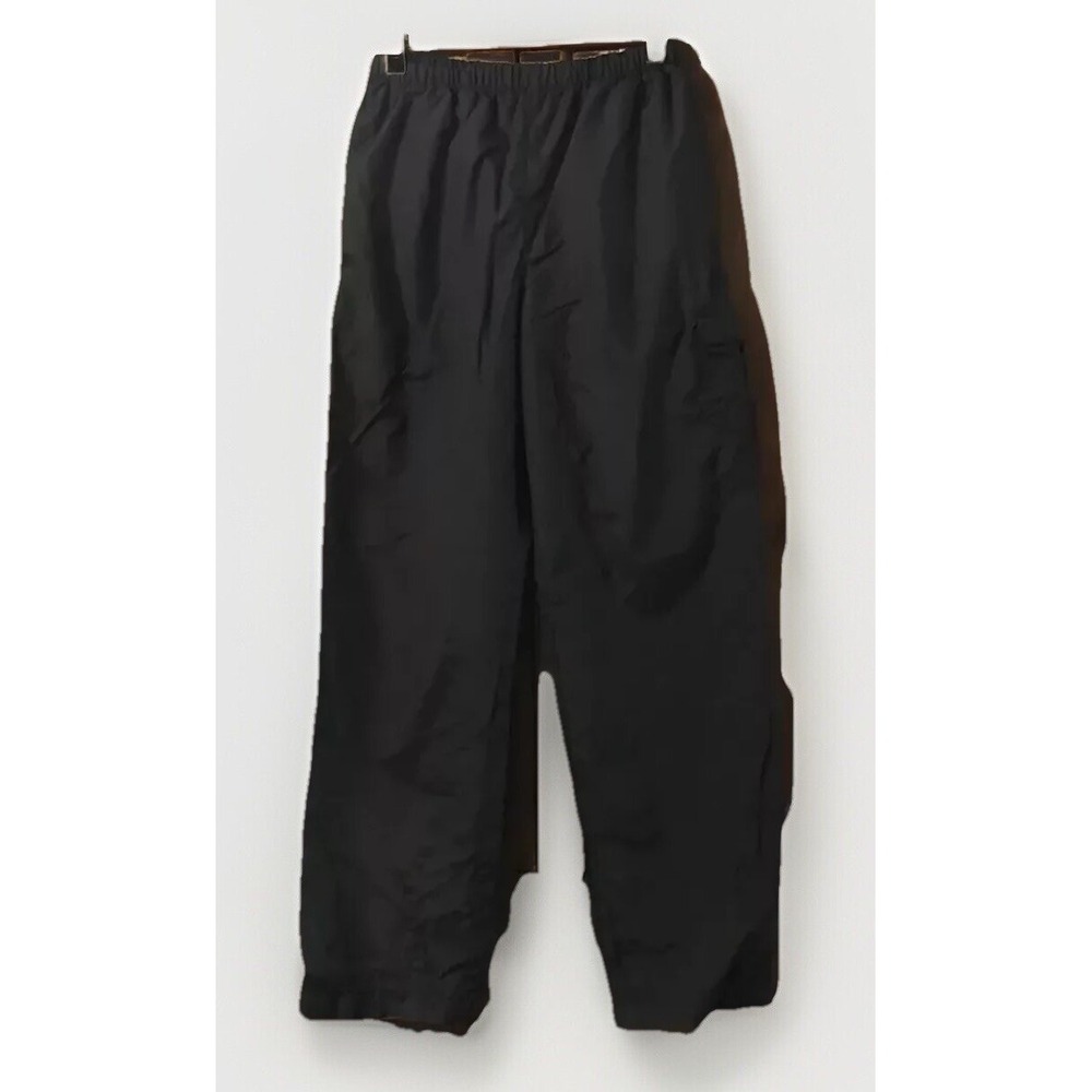Boys/Girls Columbia Nylon Rain Paints Black Lightweight 27"โ Ins Sz Large 14-16